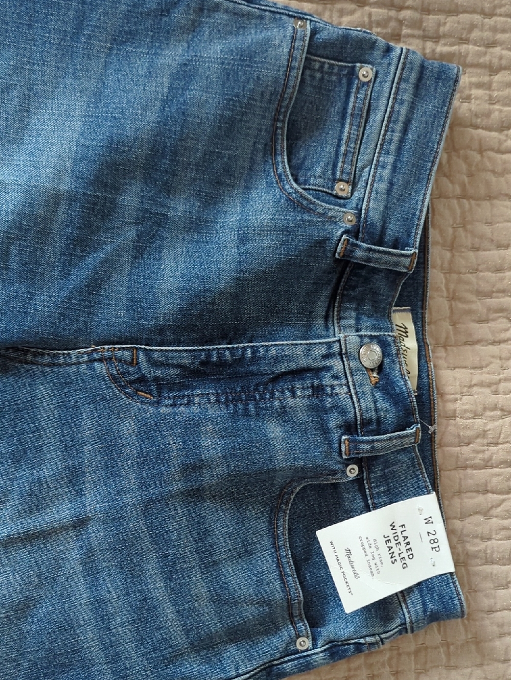 Wide Leg Flared Jeans